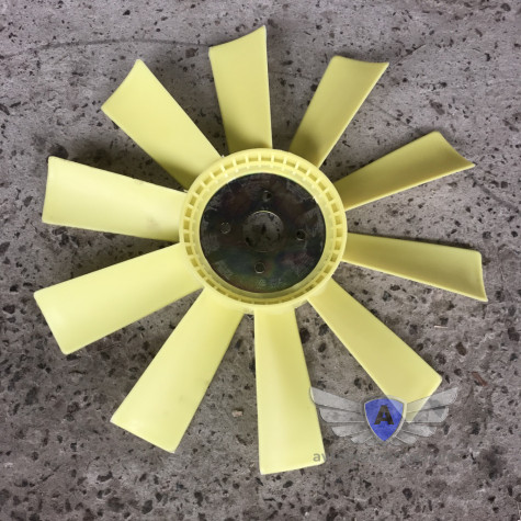 Крыльчатка вентилятора ЯМЗ 238 (4 болта) (пластик) 550мм (10лопастей) (ДЭК)
